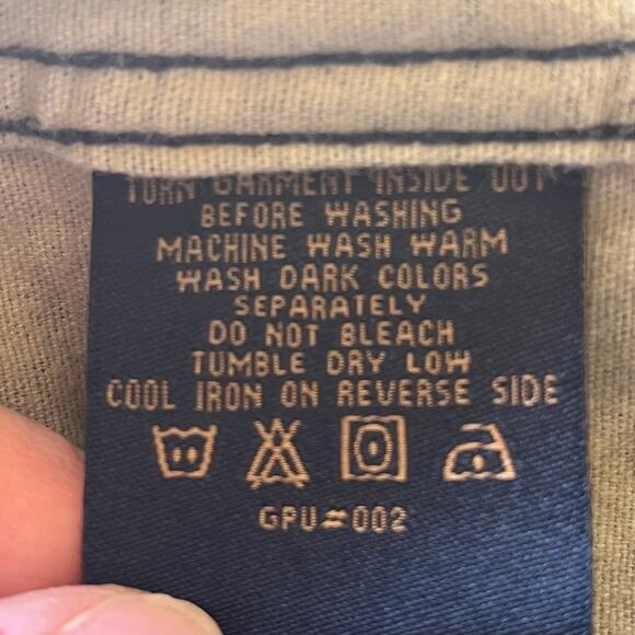 Freedom Foundry Long Sleeve Button Down Blue Speckled Men’s Shirt Size XXL - Picture 8 of 12